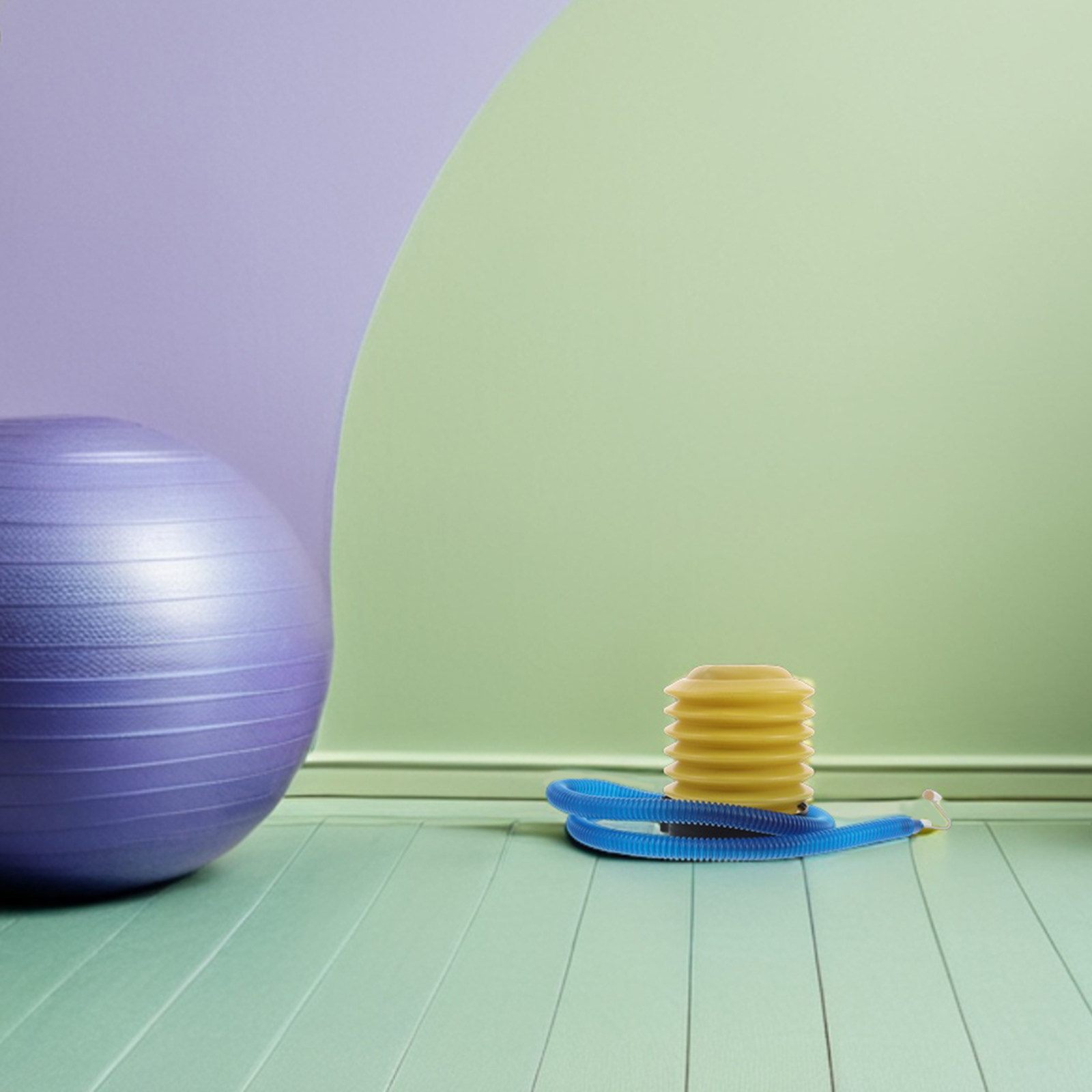 1Set Yoga Ball Inflator Manual - огляд і ціна Pilates With Yoga