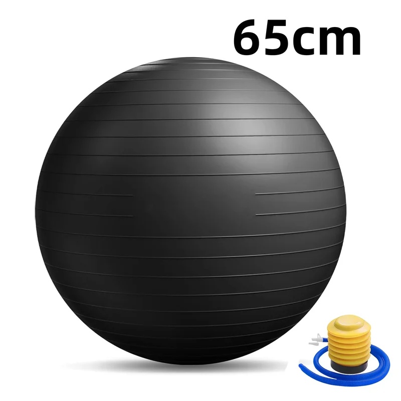 Anti-Burst Yoga Ball with Pump - огляд і ціна Pilates Toning Ball