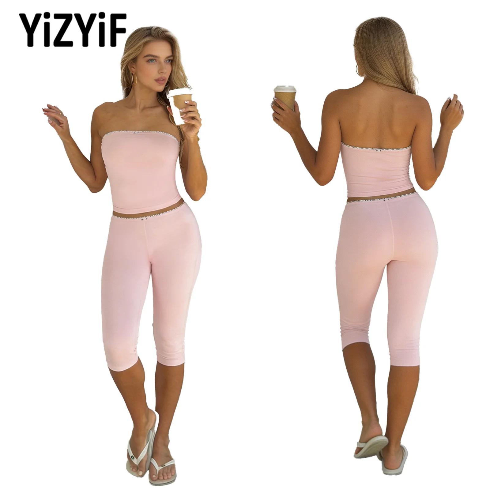 Women Yoga Outfit Strapless Tu - огляд і ціна Youtube Yoga Pilates