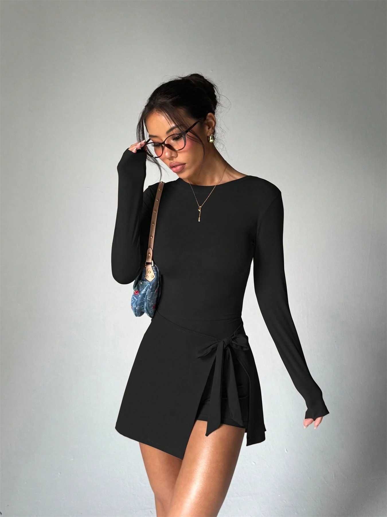 Solid Color Long Sleeved Slim  - огляд і ціна Pilates Yoga Set