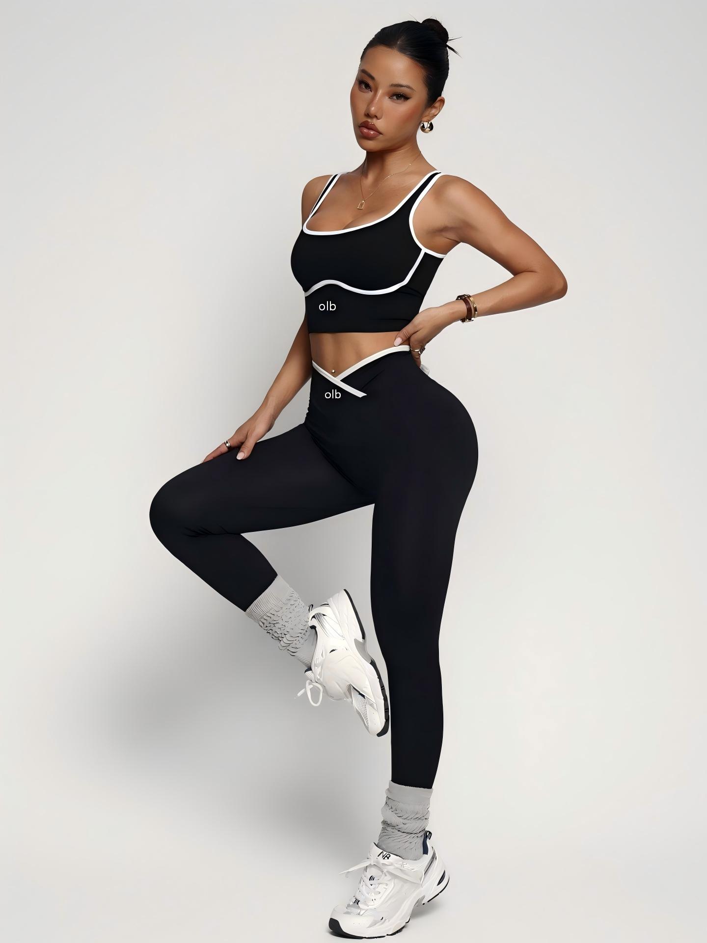 2-piece new sports bra vest pa - огляд і ціна Pilates Yoga Set