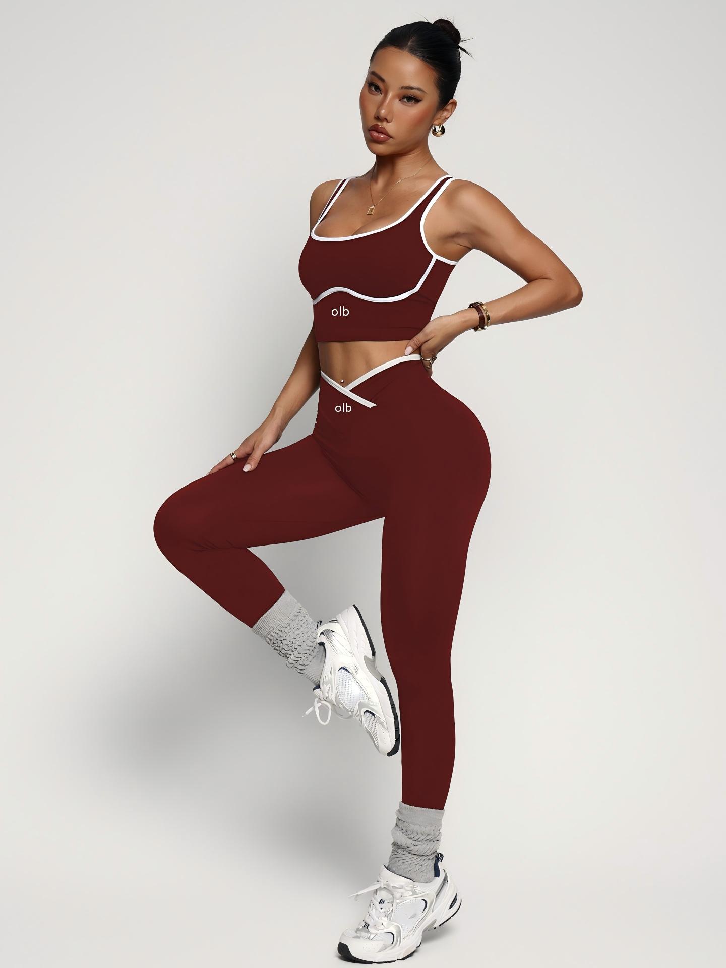 2-piece new sports bra vest pa - огляд і ціна Pilates Yoga Set