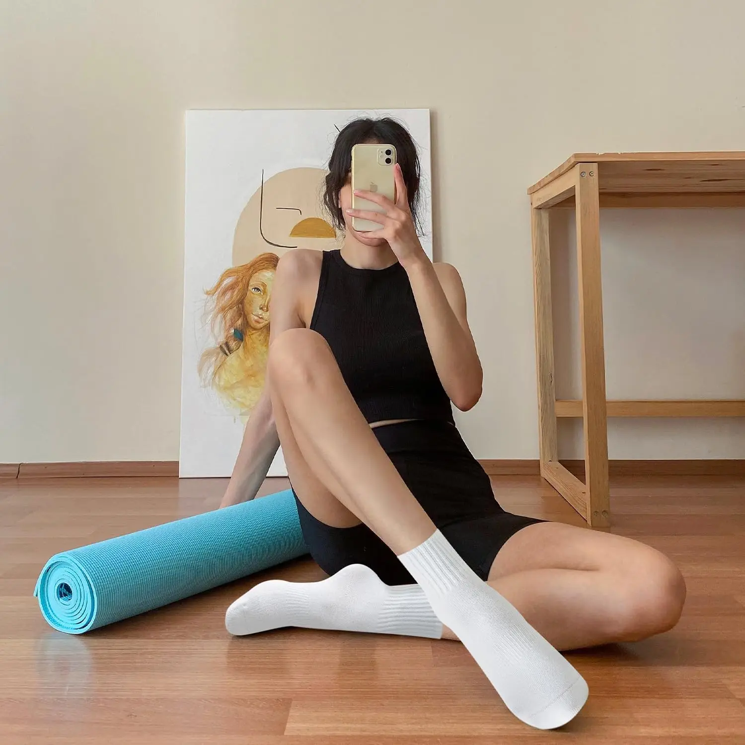 4 pairs of women's yoga socks, - огляд і ціна Pilates With Yoga
