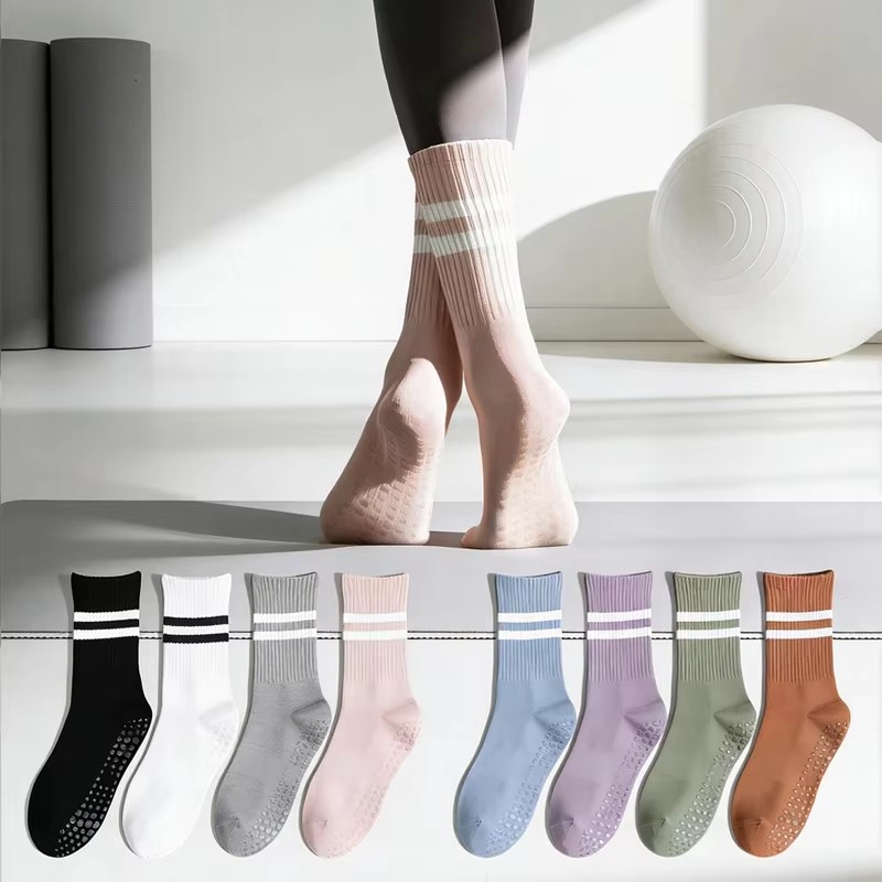 1/2/3Pair Sports Socks Cotton  - огляд і ціна Youtube Yoga Pilates