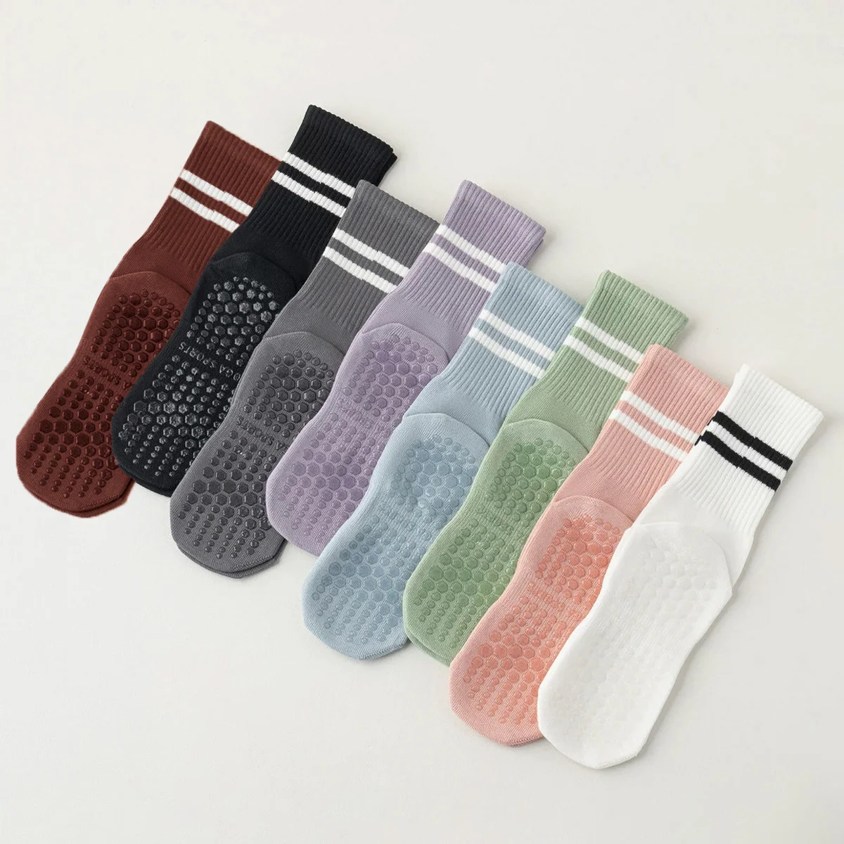 3 Pairs Long Yoga Socks with G - огляд і ціна Youtube Yoga Pilates
