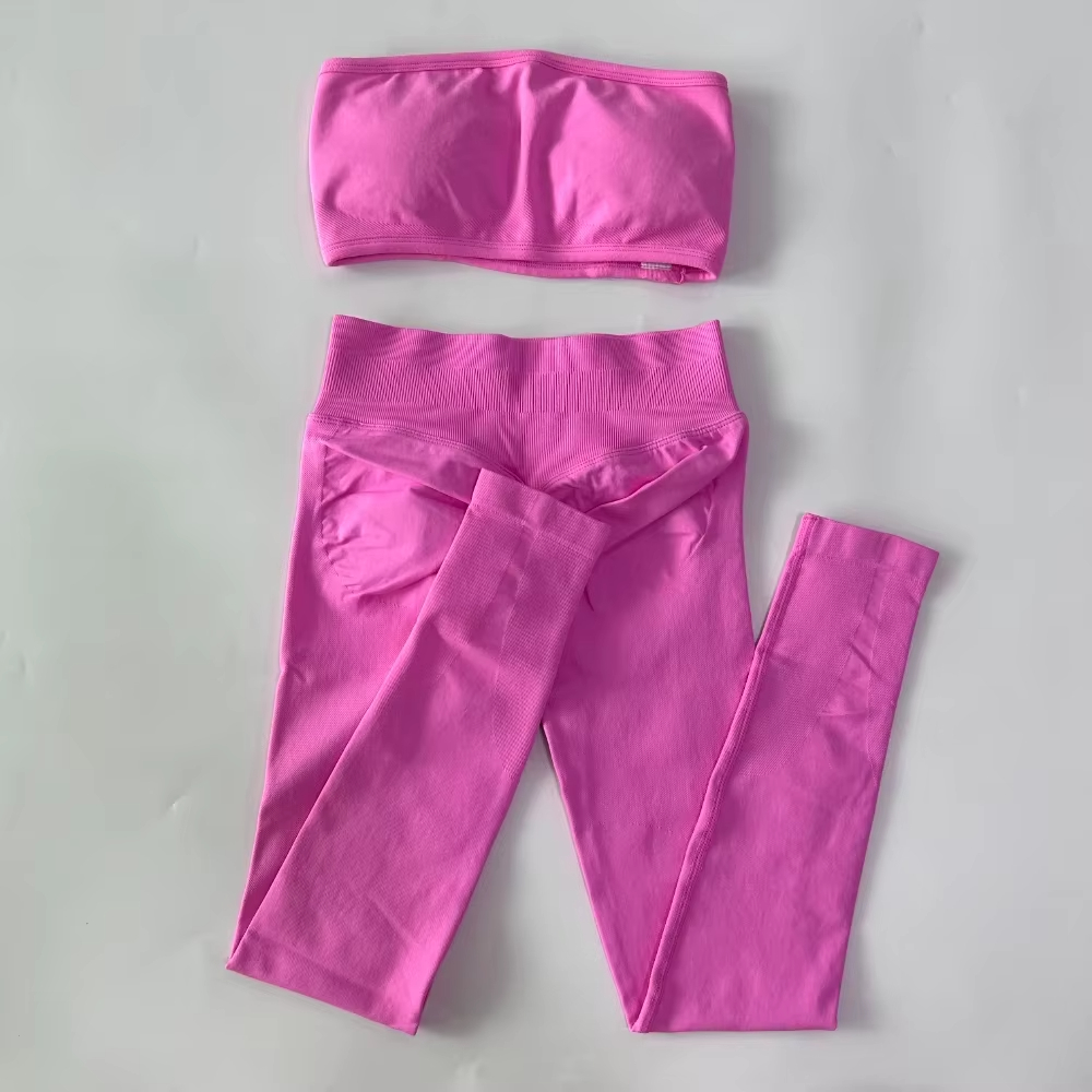 2 Piece Strapless Women's Band - огляд і ціна Pilates Yoga Set