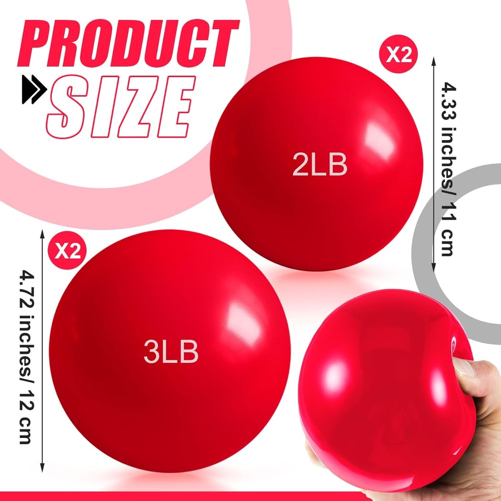 1lb-5lb Weighted Toning Balls  - огляд і ціна Pilates Toning Ball