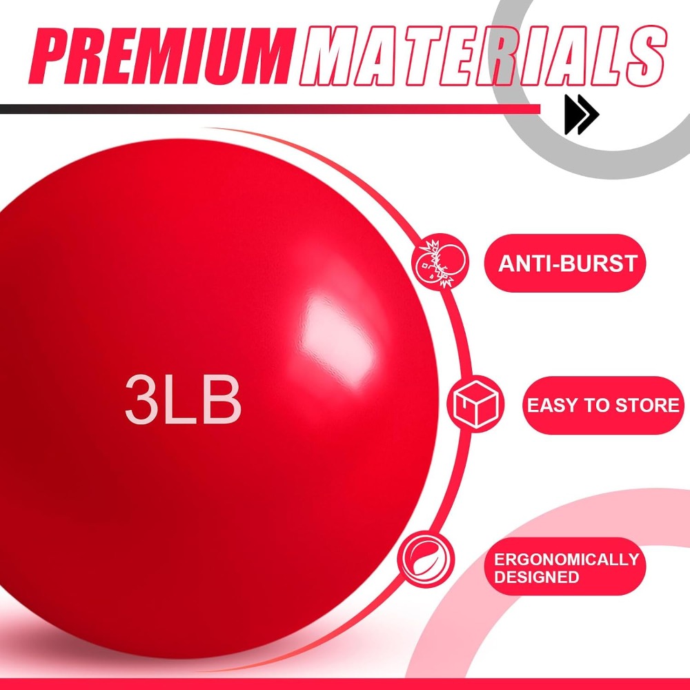1lb-5lb Weighted Toning Balls  - огляд і ціна Pilates Toning Ball