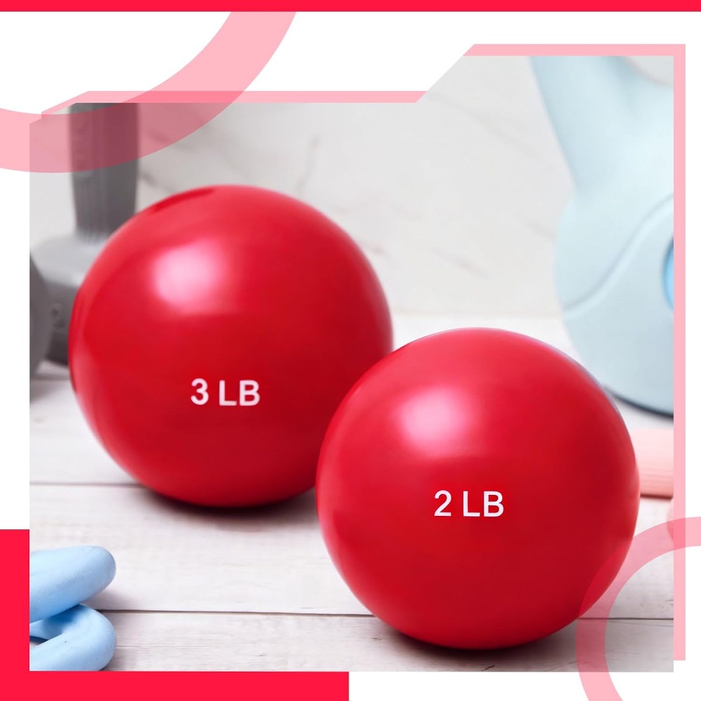 1lb-5lb Weighted Toning Balls  - огляд і ціна Pilates Toning Ball