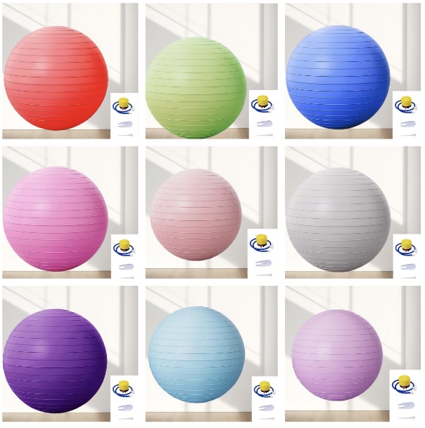 Yoga Ball 75cm Explosion-proof - огляд і ціна Pilates Toning Ball