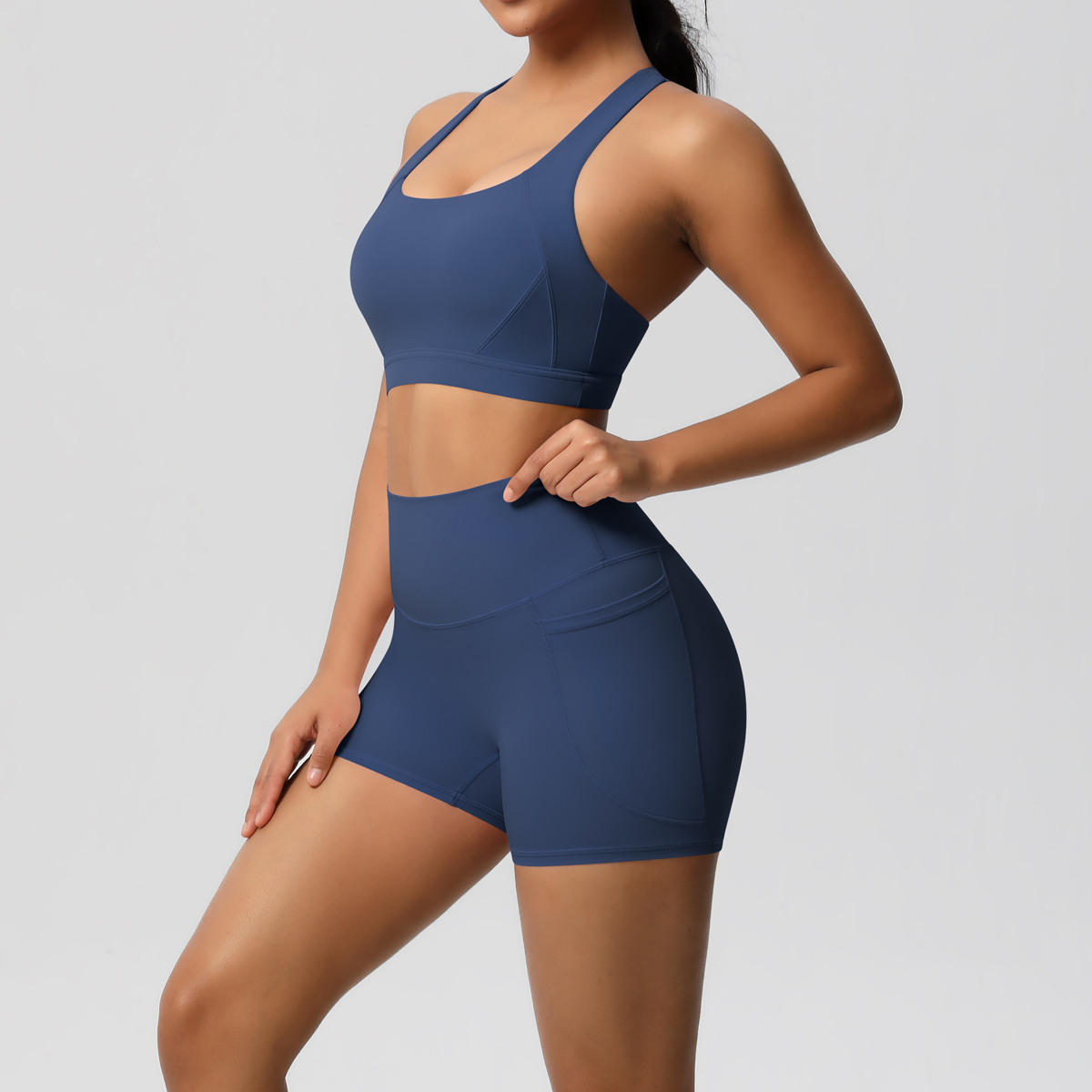 2PCS Sportswear With Pocketed  - огляд і ціна Pilates Yoga Set