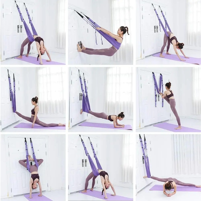 Adjustable Aerial Yoga Hammock - огляд і ціна Pilates Yoga Body