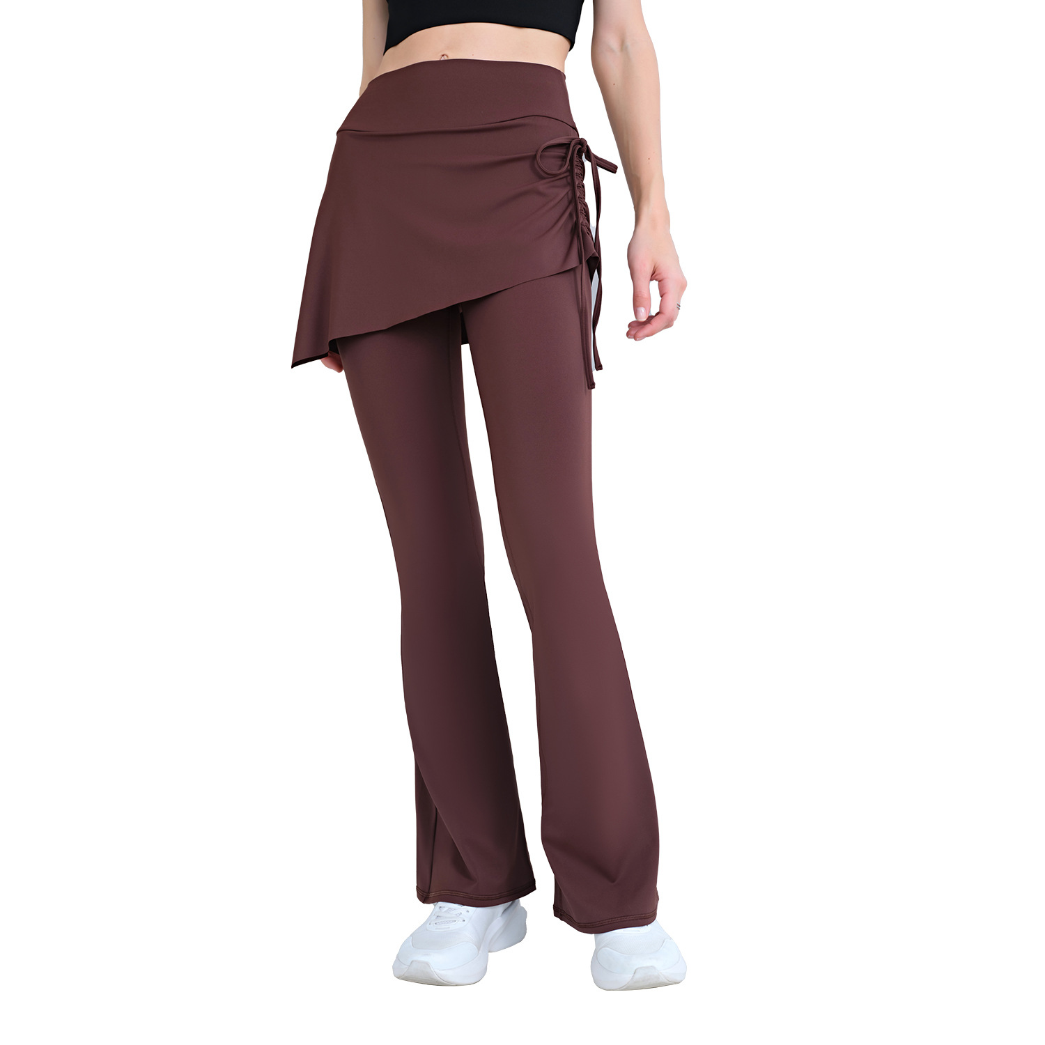 High Waist Flared Yoga Skort f - огляд і ціна Pilates Yoga Roma